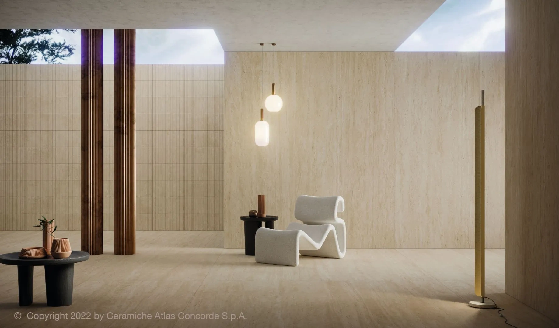 Marvel Travertine Urban Grid Sand