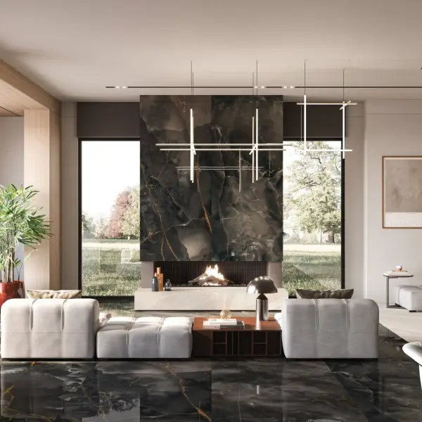 MYSTERIUM black living room