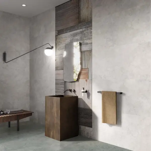 Art Wall metal + double plain grey